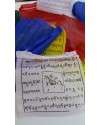 Drapeaux de prieres Tibetains 22x22 cm